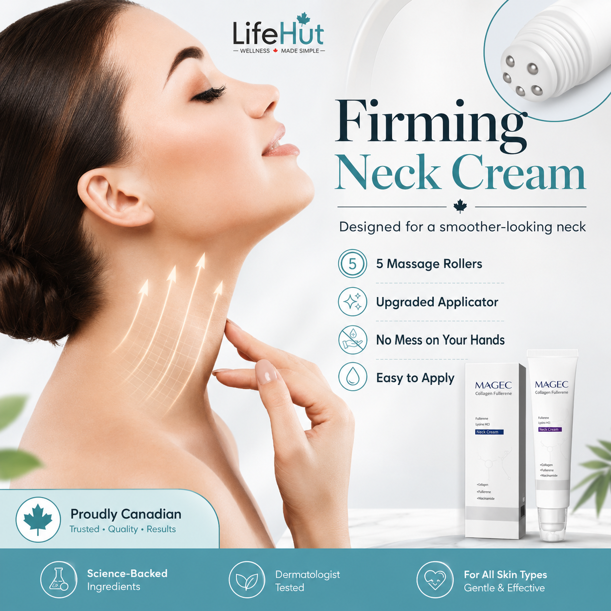 Magec | Clinical Neck & Jawline Firming Roller