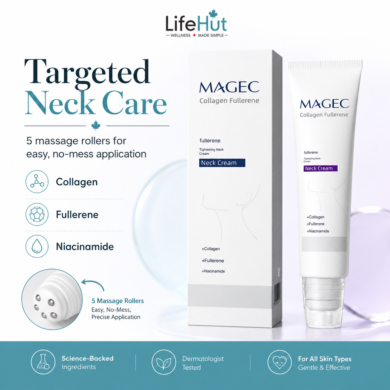 Magec | Clinical Neck & Jawline Firming Roller