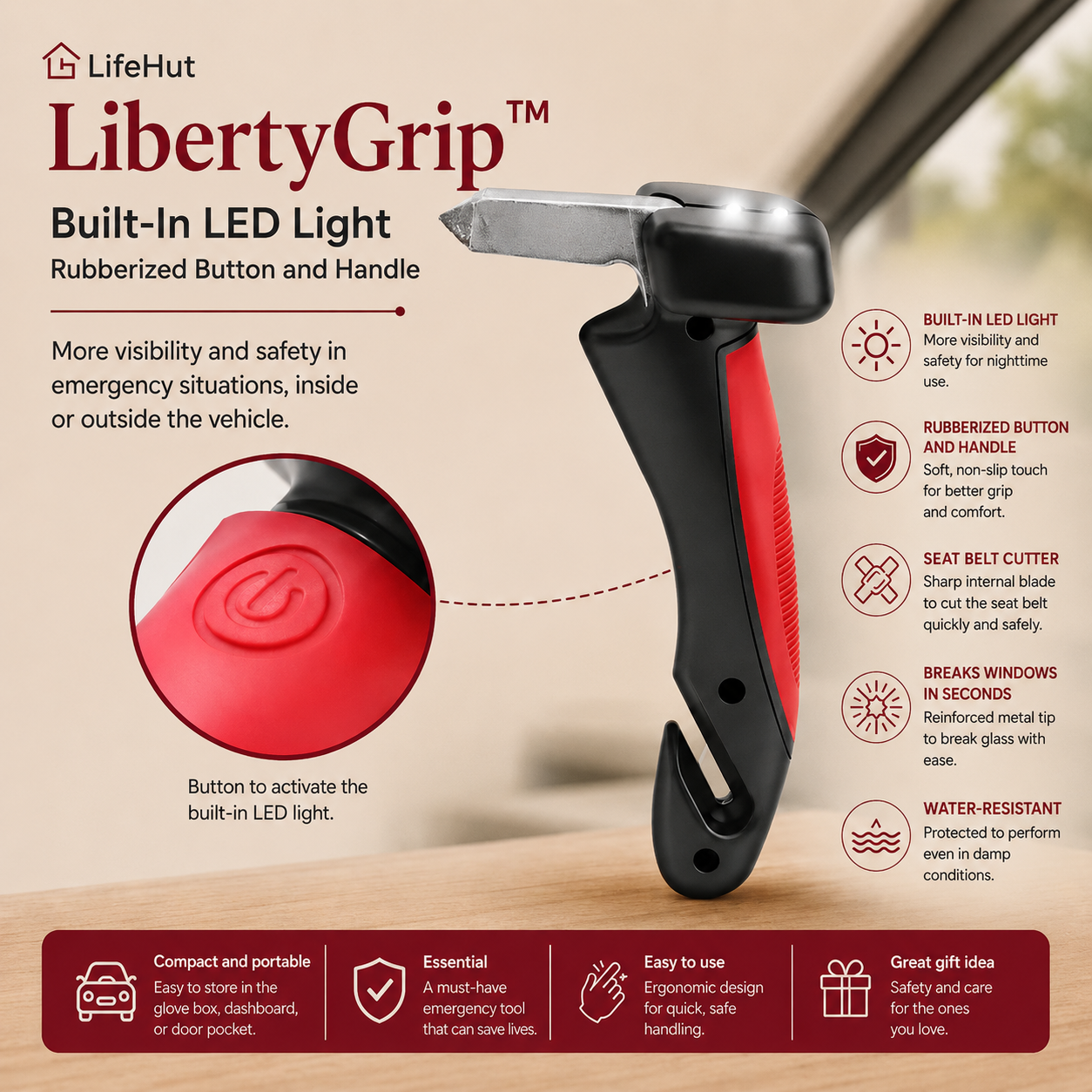 LibertyGrip™ | Heavy-Duty Auto Mobility Assist